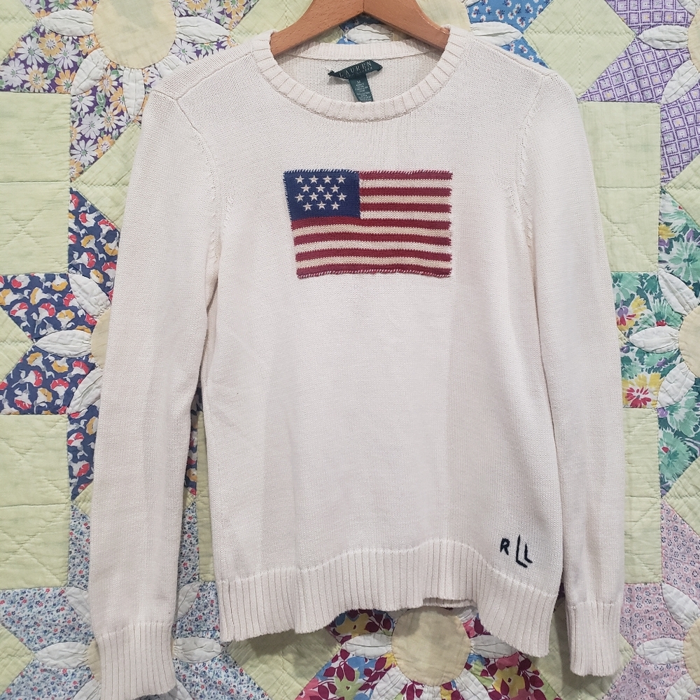 Lauren Ralph Lauren American Flag Sweater